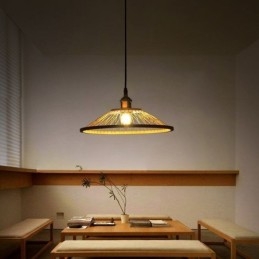 Dome Bamboo Pendant Light Ručně tkané přívěsné světlo