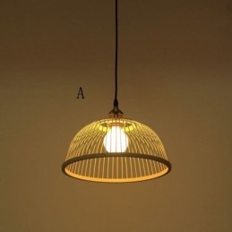 Dome Bamboo Pendant Light Ručně tkané přívěsné světlo