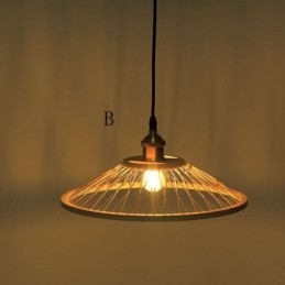 Dome Bamboo Pendant Light Ručně tkané přívěsné světlo