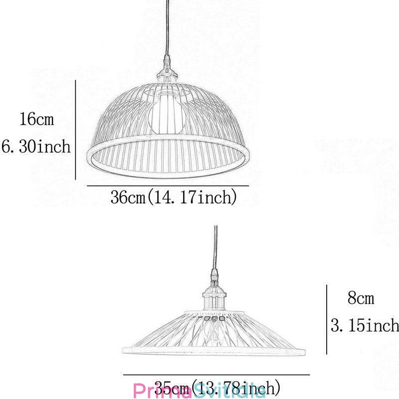 Dome Bamboo Pendant Light Ručně tkané přívěsné světlo