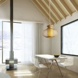 Nordic Exquisite bambusové závěsné svítidlo