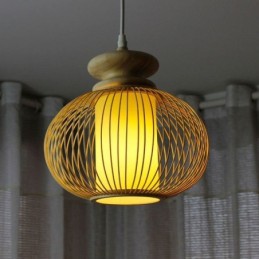 Nordic Exquisite bambusové závěsné svítidlo