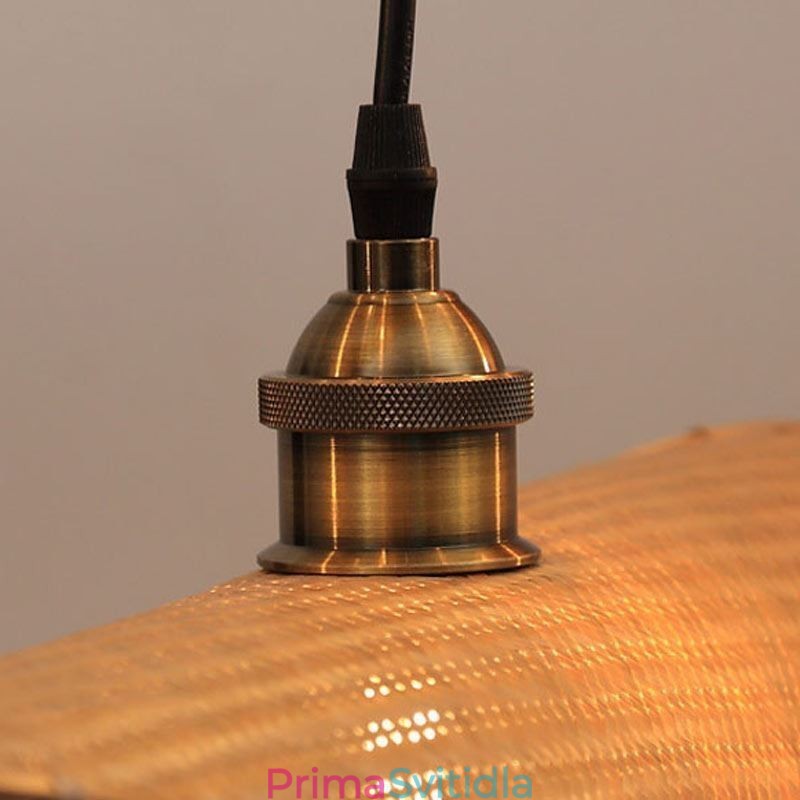 Creative Leaf Pendant Light Současné bambusové závěsné světlo osvětlení čajovny