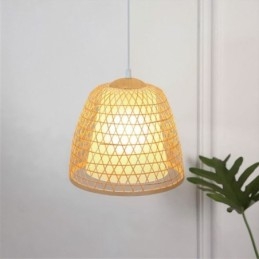 Bambusové závěsné svítidlo Visual Comfort Dome