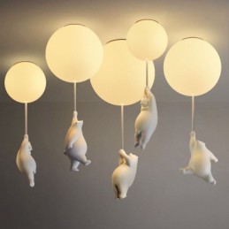 Nordic Ballon Stropní světlo Akrylový přívěsek Light Kids Children