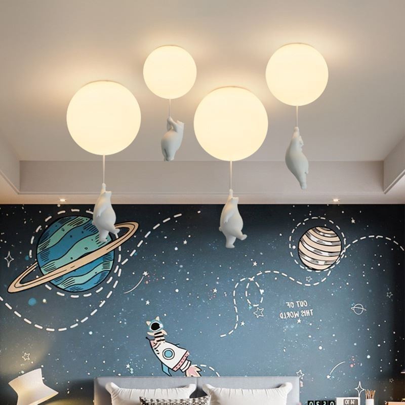 Nordic Ballon Stropní světlo Akrylový přívěsek Light Kids Children