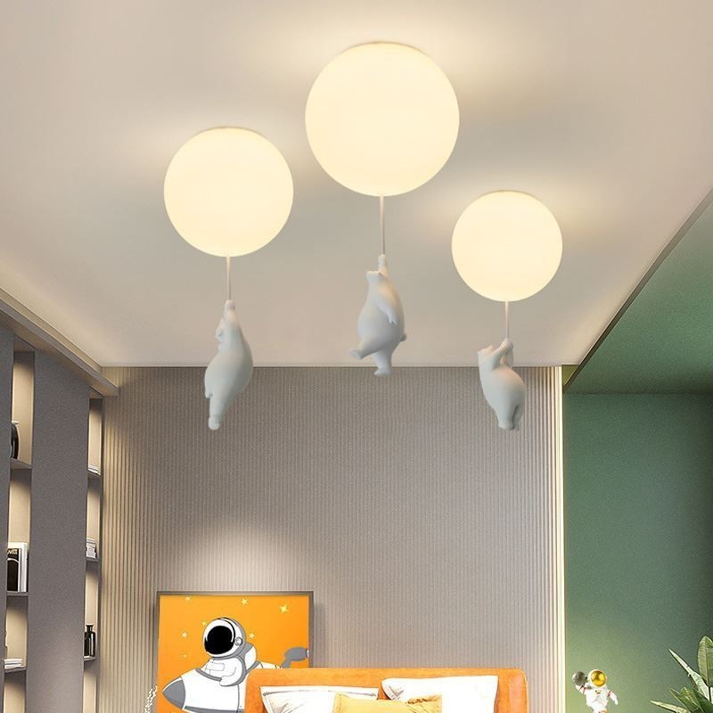 Nordic Ballon Stropní světlo Akrylový přívěsek Light Kids Children