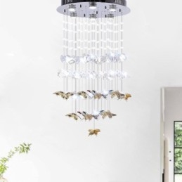 Severské závěsné svítidlo Creative Butterfly Glass závěsné světlo