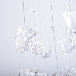 Severské závěsné svítidlo Creative Butterfly Glass závěsné světlo