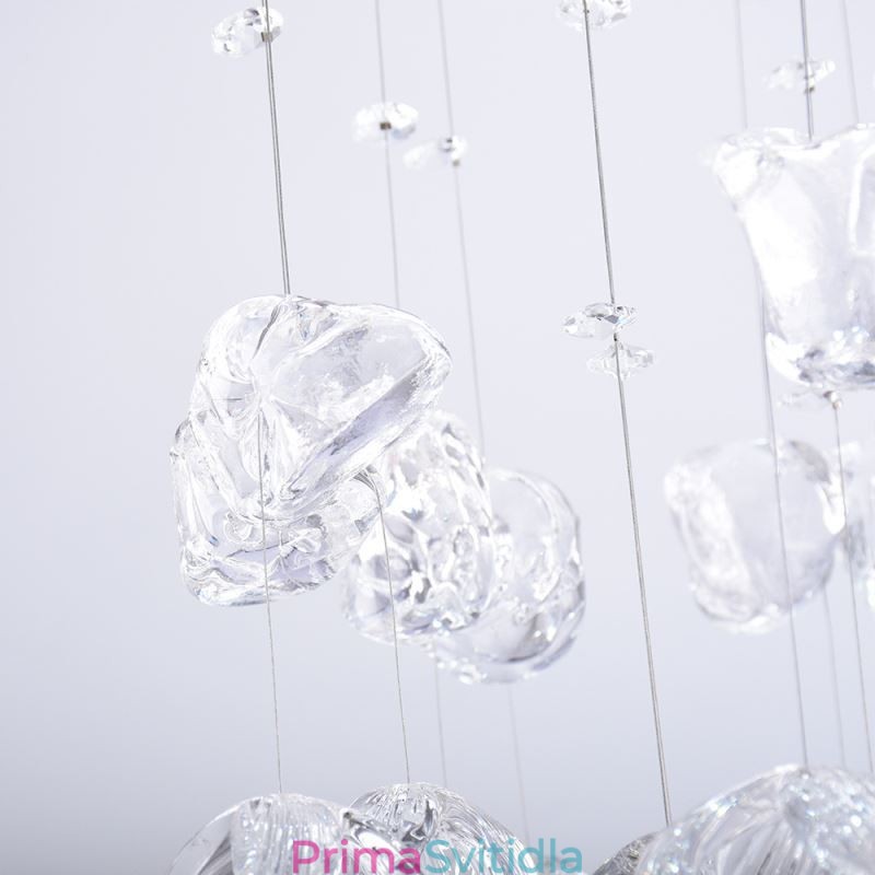 Severské závěsné svítidlo Creative Butterfly Glass závěsné světlo