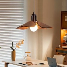 Severské závěsné svítidlo Wabi Sabi Style Látkové stínidlo Dekorativní stropní svítidlo