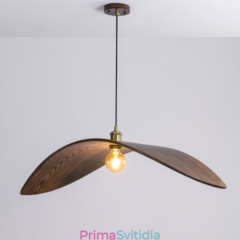Závěsné svítidlo z masivního dřeva Creative Retro stropní svítidlo