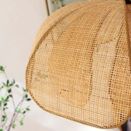 Ratanové závěsné svítidlo Wabi Sabi Styl ručně tkané ratanové stropní svítidlo