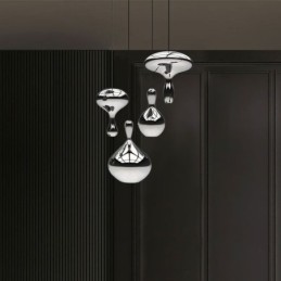 Kreativní závěsné svítidlo Moderní jednoduché malé stropní svítidlo z galvanizovaného skla