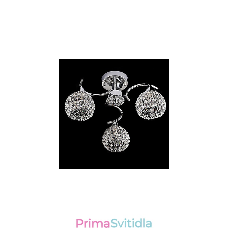 Moderní moderní křišťálově galvanicky pokovené kovové závěsné světlo pro zapuštěnou montáž