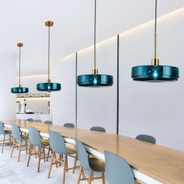Kulaté dortové skleněné závěsné svítidlo Moderní minimalistické kované stropní svítidlo