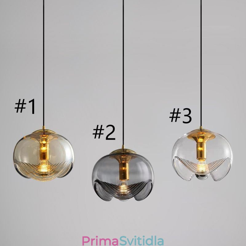 Tyčinkové skleněné závěsné svítidlo Moderní minimalistické kované stropní svítidlo