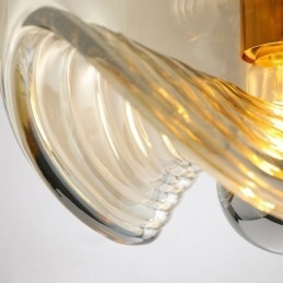 Tyčinkové skleněné závěsné svítidlo Moderní minimalistické kované stropní svítidlo