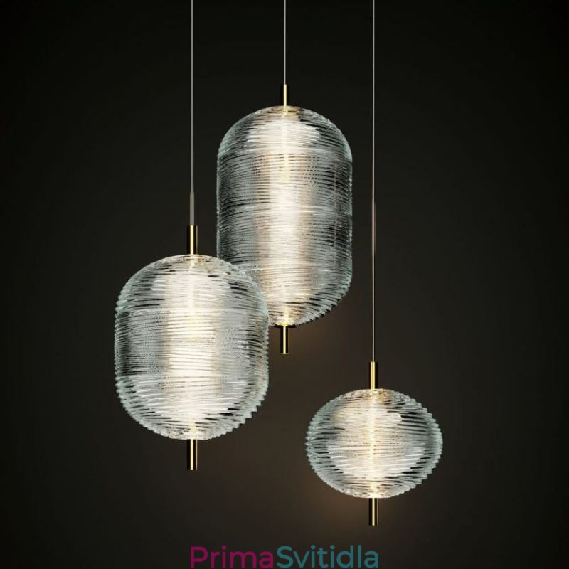 Závěsné svítidlo Water Ripple Moderní minimalistické kované stropní svítidlo