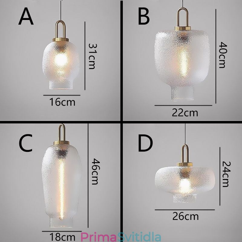 Závěsné svítidlo z matného skla Moderní minimalistické kované stropní svítidlo