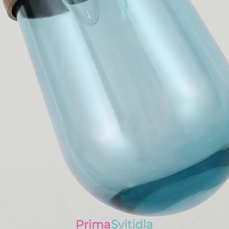 Skleněné závěsné svítidlo Water Drop Moderní minimalistické kované malé stropní svítidlo