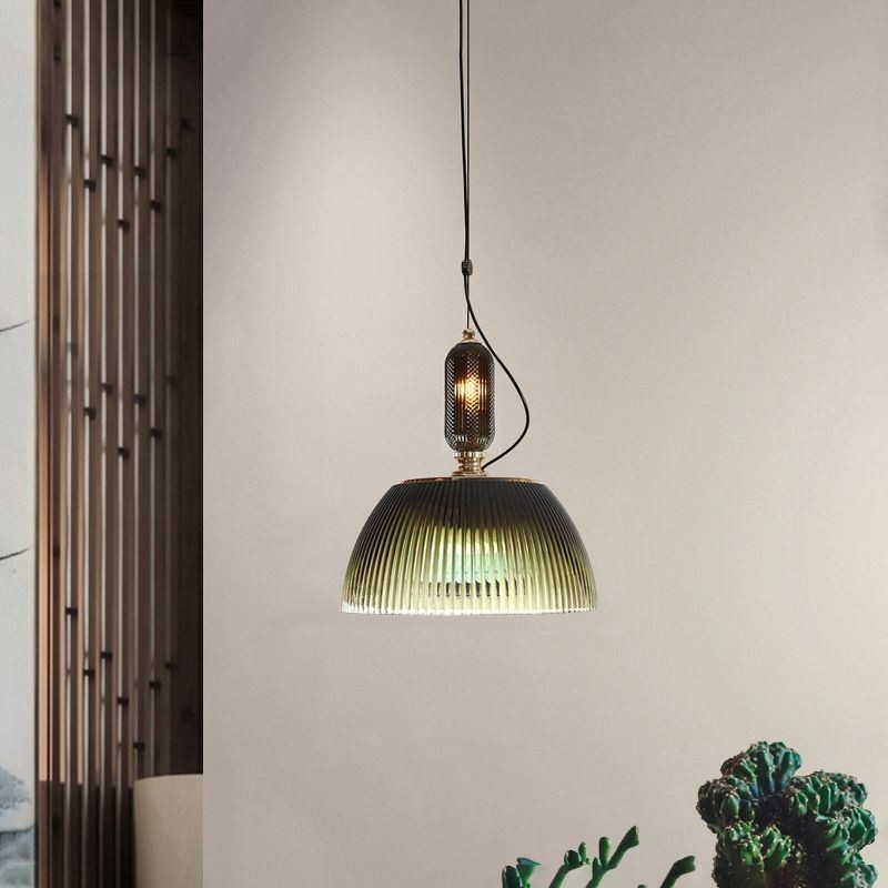 Skládaná sukně Skleněné závěsné svítidlo Moderní minimalistické kované malé stropní svítidlo