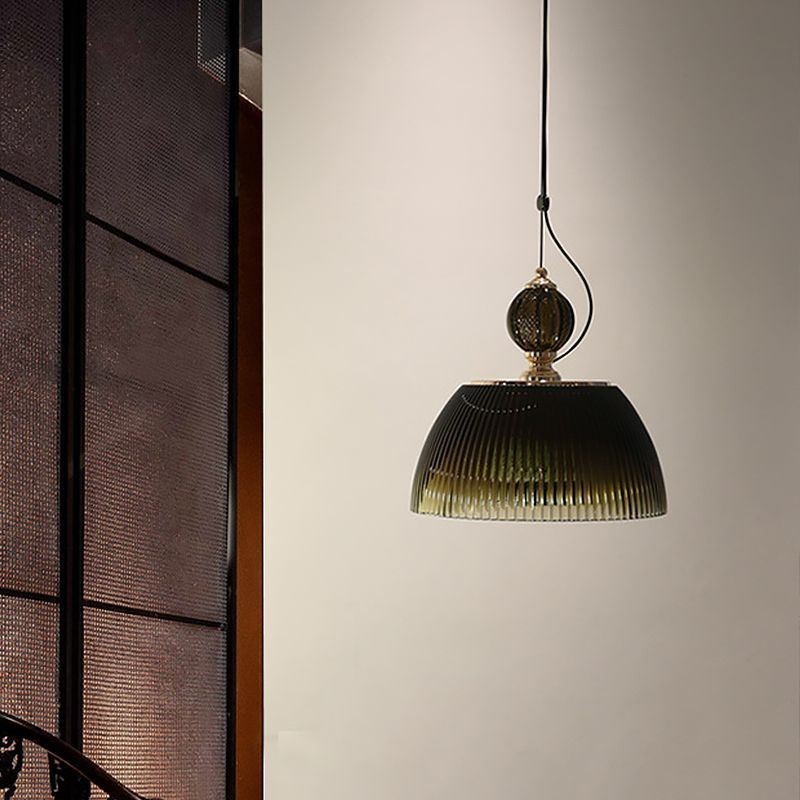 Skládaná sukně Skleněné závěsné svítidlo Moderní minimalistické kované malé stropní svítidlo