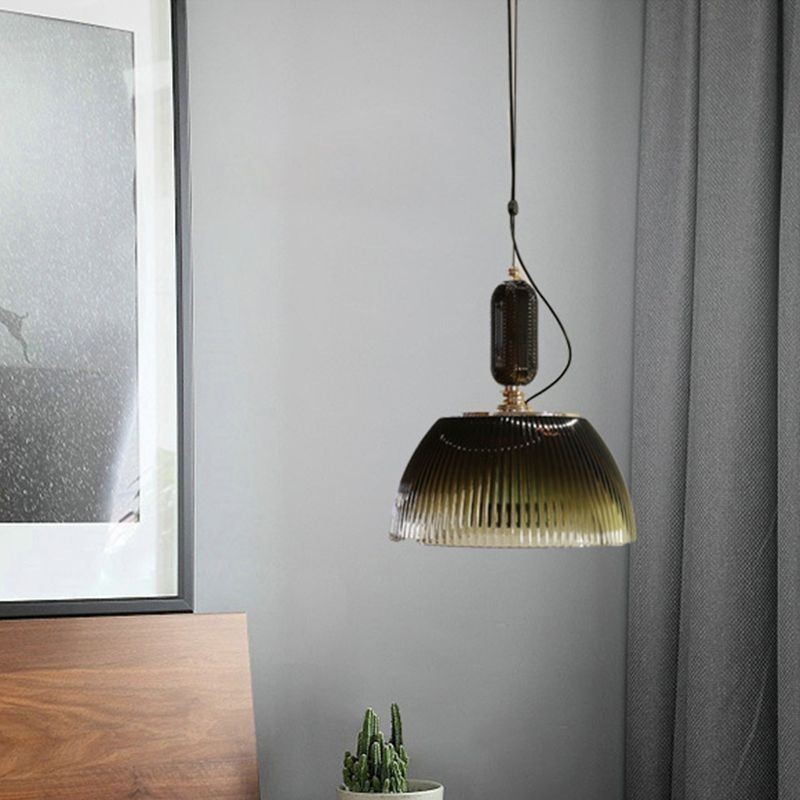 Skládaná sukně Skleněné závěsné svítidlo Moderní minimalistické kované malé stropní svítidlo