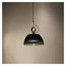 Skládaná sukně Skleněné závěsné svítidlo Moderní minimalistické kované malé stropní svítidlo