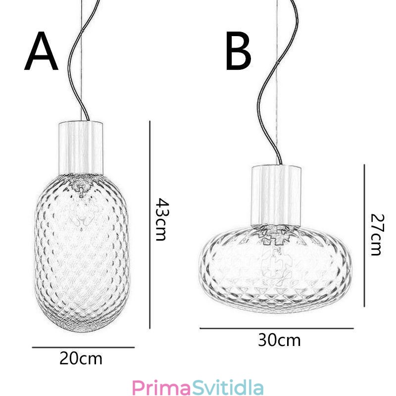 Mřížka Skleněné závěsné svítidlo Moderní železné jednoduché stropní svítidlo