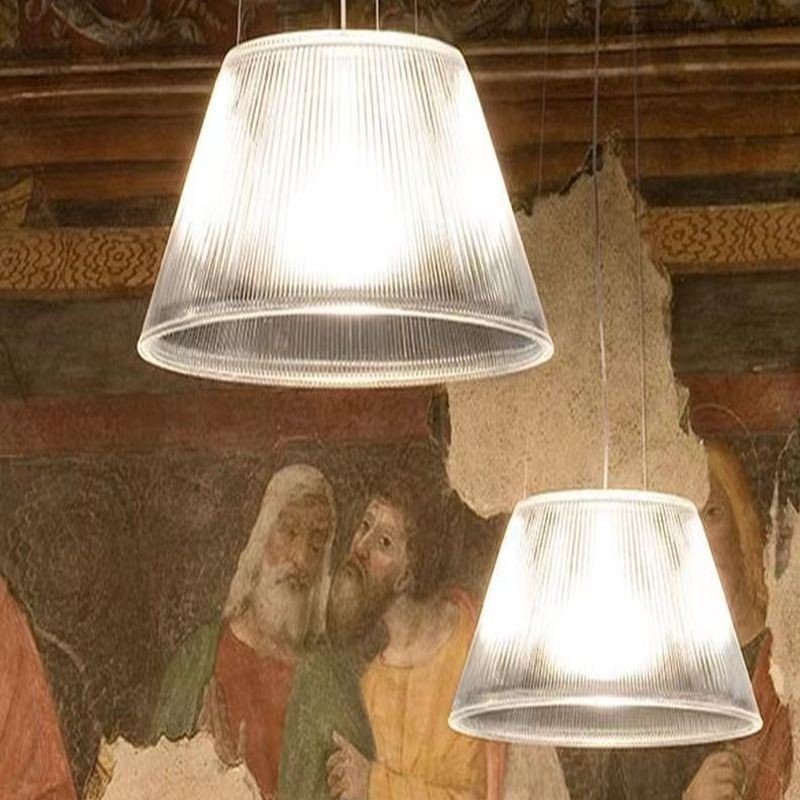 Skleněné závěsné svítidlo Moderní jednoduché jednostropní svítidlo