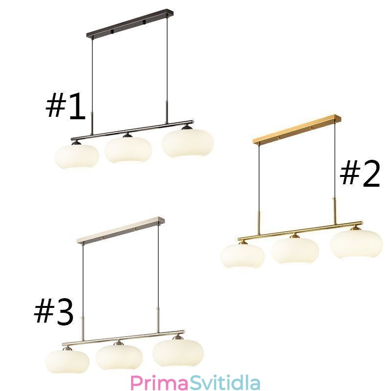 Severské skleněné závěsné svítidlo Kreativní kované stropní svítidlo