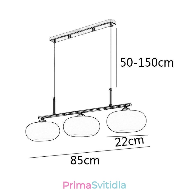 Severské skleněné závěsné svítidlo Kreativní kované stropní svítidlo