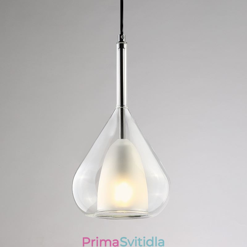 Závěsné svítidlo Moderní minimalistická dvojitá skleněná stropní svítidla