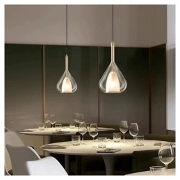 Závěsné svítidlo Moderní minimalistická dvojitá skleněná stropní svítidla