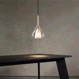 Závěsné svítidlo Moderní minimalistická dvojitá skleněná stropní svítidla
