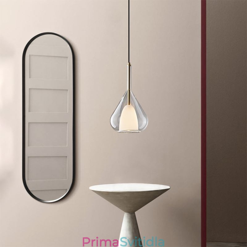 Závěsné svítidlo Moderní minimalistická dvojitá skleněná stropní svítidla