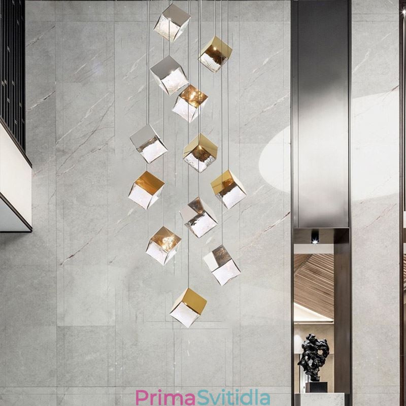 Stropní svítidla do pavilonu kreativního skla