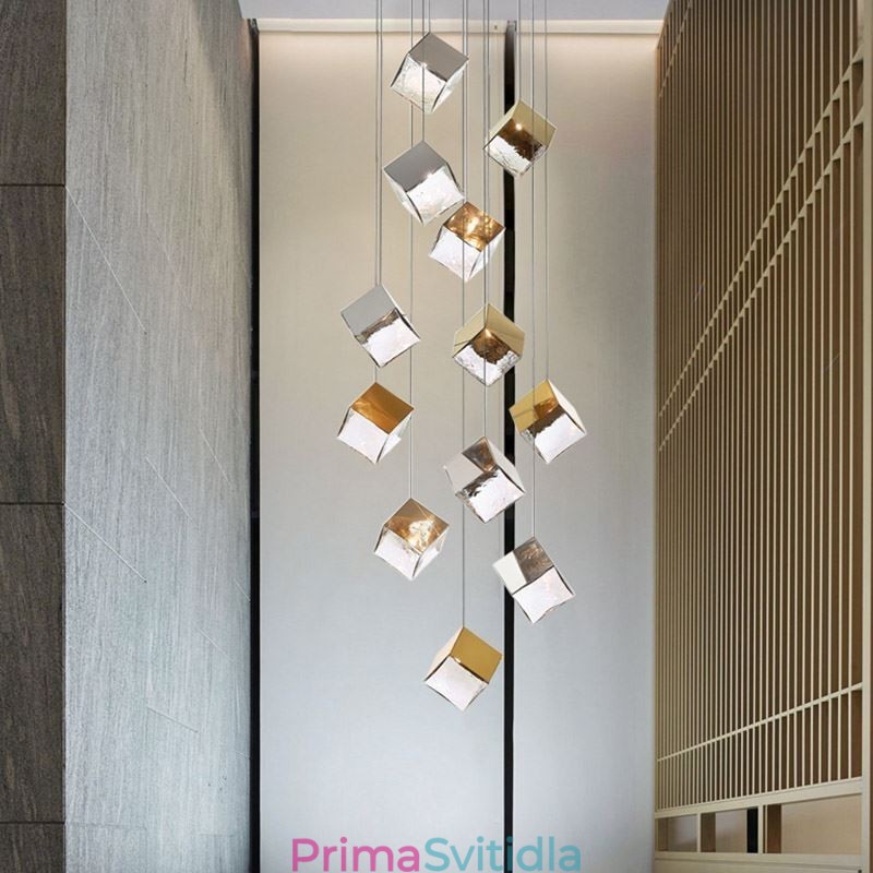 Stropní svítidla do pavilonu kreativního skla