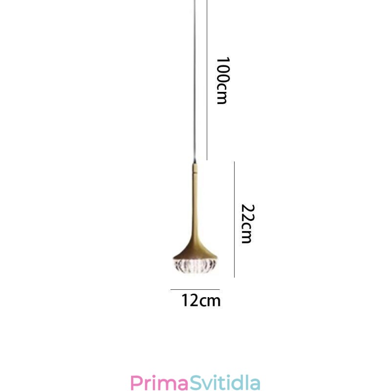 Moderní skleněné závěsné svítidlo z tepaného železa skleněné stropní svítidlo
