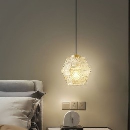 Moderní závěsné světlo Skleněné domácí osvětlení Kreativní závěsné světlo
