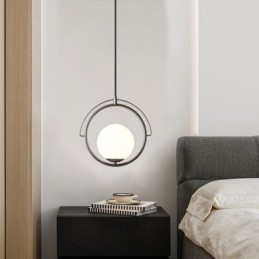 Skleněná koule s přívěskem Light Decor Home závěsná lampa