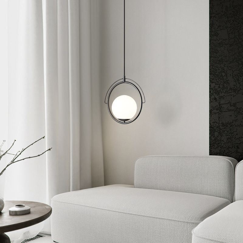 Skleněná koule s přívěskem Light Decor Home závěsná lampa