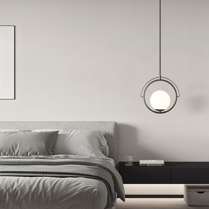 Skleněná koule s přívěskem Light Decor Home závěsná lampa