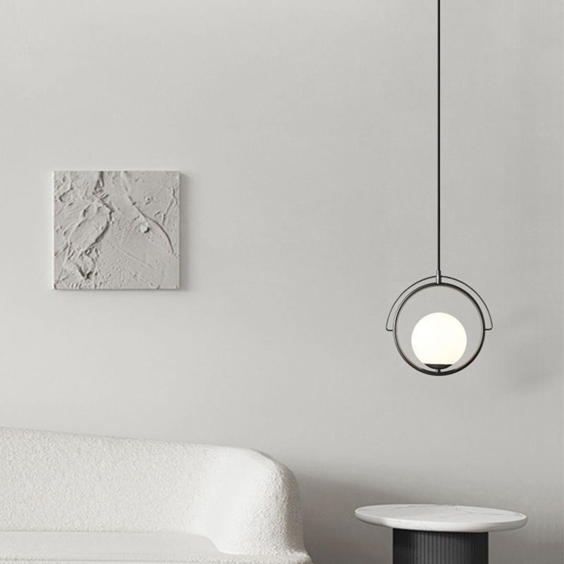 Skleněná koule s přívěskem Light Decor Home závěsná lampa