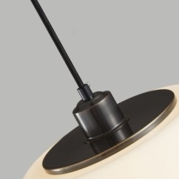 Moderní skleněné závěsné svítidlo s dýňovým designem závěsné svítidlo