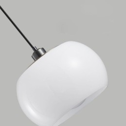 Moderní skleněné závěsné svítidlo s dýňovým designem závěsné svítidlo