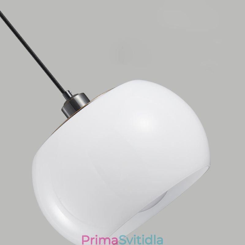 Moderní skleněné závěsné svítidlo s dýňovým designem závěsné svítidlo