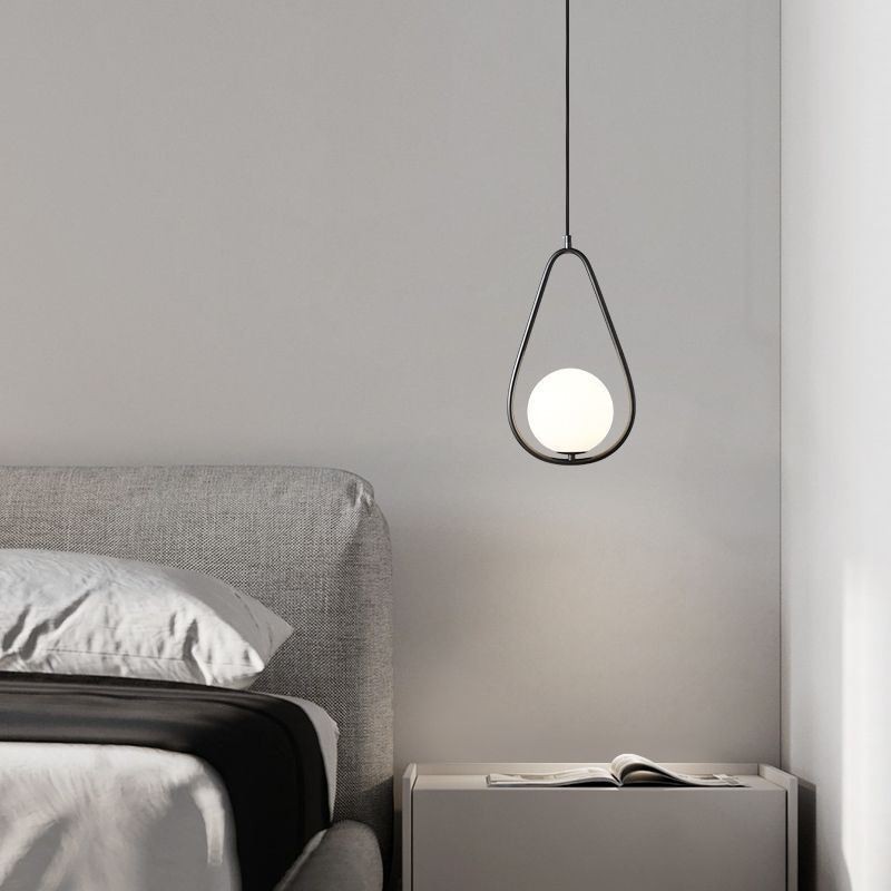 Moderní Globe Závěsné světlo Skleněná kapka vody Závěsná lampa