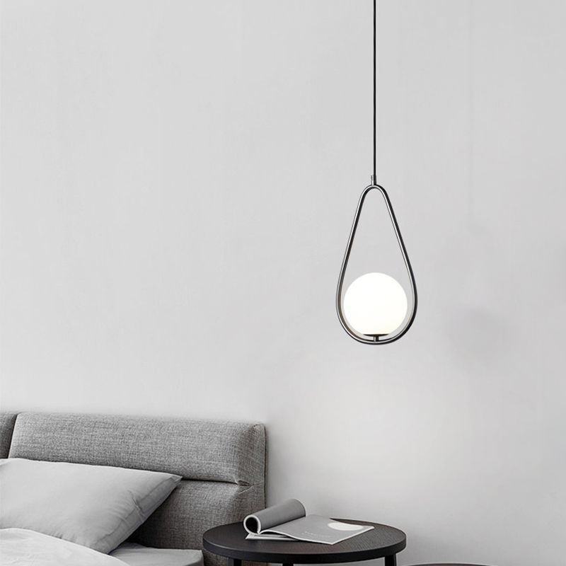 Moderní Globe Závěsné světlo Skleněná kapka vody Závěsná lampa